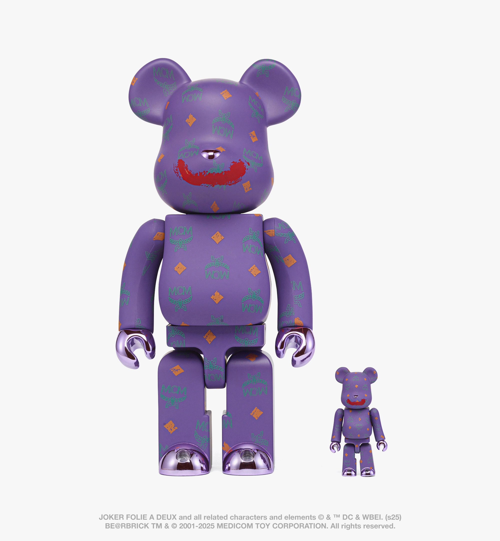 MCM 联名 BE@RBRICK,推出「小丑·双重妄想」图案插图 MCM 联名 BE@RBRICK,推出「小丑·双重妄想」图案插图