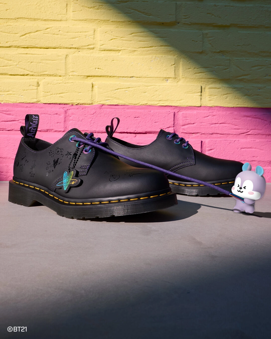 LINE FRIENDS 与 Dr. Martens 第二次推出联名系列插图 LINE FRIENDS 与 Dr. Martens 第二次推出联名系列插图