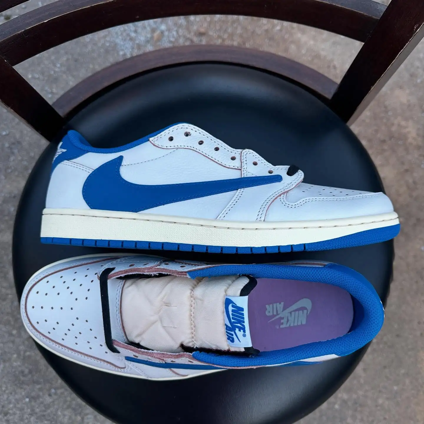 Travis Scott × fragment design × NIKE AIR JORDAN 1 LOW 新图曝光插图 Travis Scott × fragment design × NIKE AIR JORDAN 1 LOW 新图曝光插图