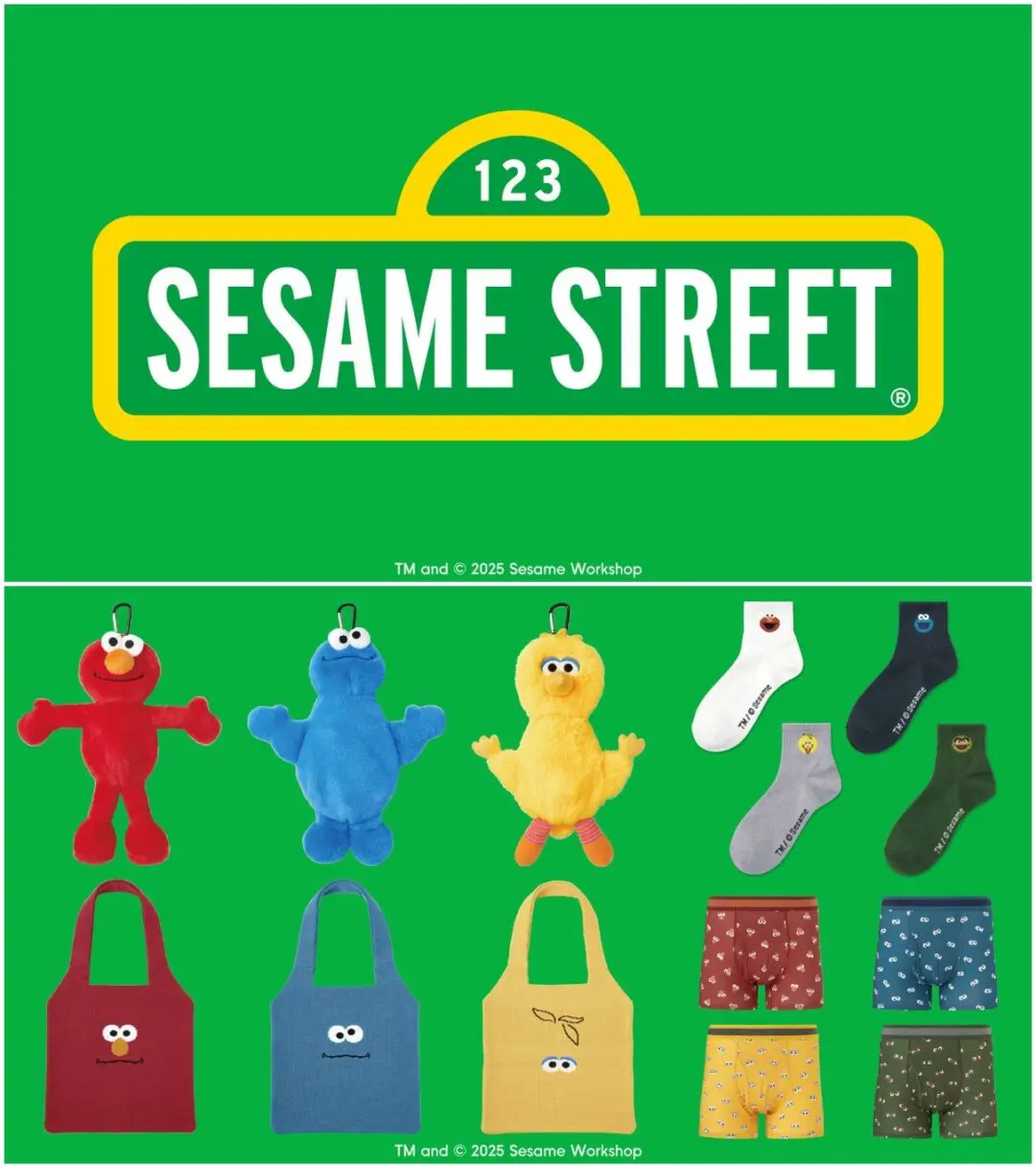 GU与《SESAME STREET》携手推出全新合作系列缩略图